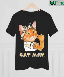Cat Mom New Orleans Saints Happy Mothers day 2022 shirt