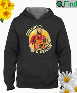 Chillin and grillin bbq memorial day grilling meat smoking Hoodie