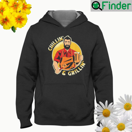 Chillin and grillin bbq memorial day grilling meat smoking Hoodie