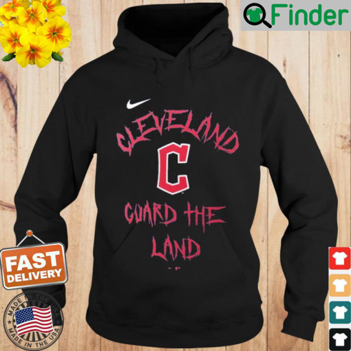 Cleveland Guardians Nike Navy Guard the Land Local Team Hoodie