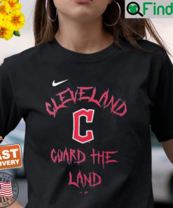 Cleveland Guardians Nike Navy Guard the Land Local Team T Shirt