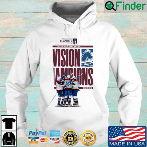 Colorado Avalanche 2022 Division Champions Stanley Cup Playoffs Hoodie