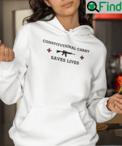 Constitutional Carry Saves Lives Hoodie