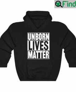 Cowboy Logic Wearing Unborn Lives Matter Hoodie