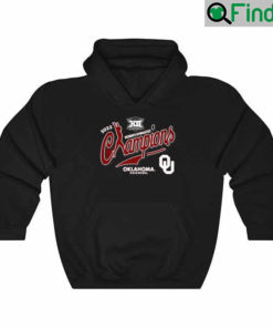 Crimson Oklahoma Sooners 2022 Big 12 Womens Gymnastics Conference Champions Event Hoodie