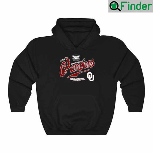 Crimson Oklahoma Sooners 2022 Big 12 Womens Gymnastics Conference Champions Event Hoodie