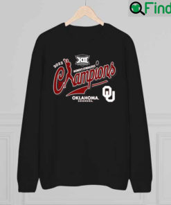 Crimson Oklahoma Sooners 2022 Big 12 Womens Gymnastics Conference Champions Event Sweatshirt