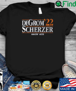 Degrom 22 scherzer amazin aces shirt