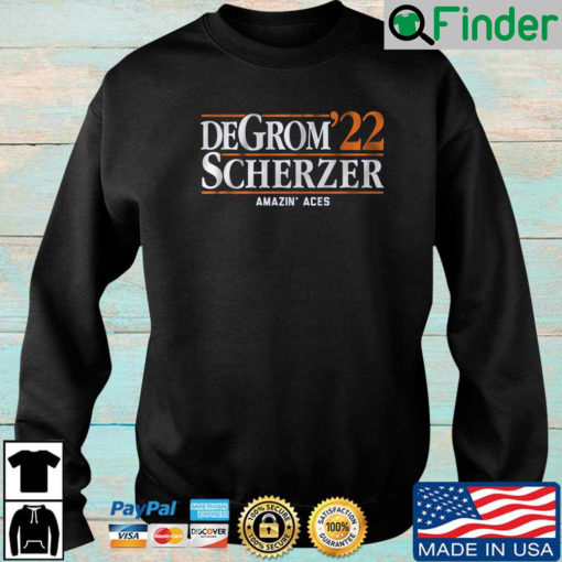 Degrom 22 scherzer amazin aces sweatshirt