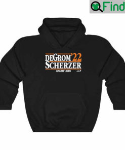 Degrom Scherzer 22 Amazin Aces Hoodie