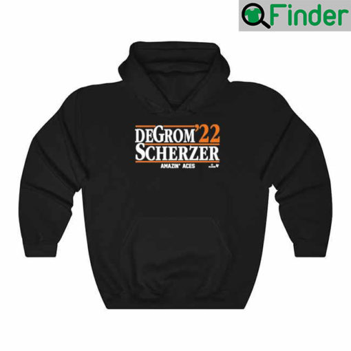 Degrom Scherzer 22 Amazin Aces Hoodie