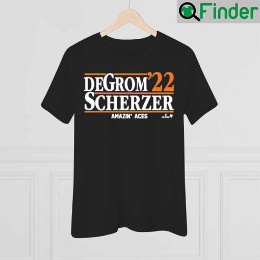 Degrom Scherzer 22 Amazin Aces Shirt