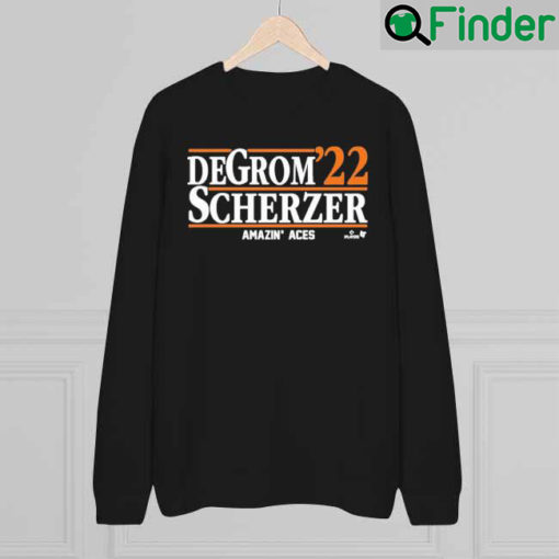 Degrom Scherzer 22 Amazin Aces Sweatshirt