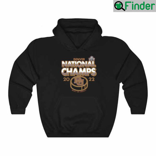 Denver National Champs Mens Hockey 2022 Hoodie