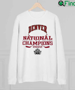 Denver Pioneers Champion 2022 NCAA Mens Ice Hockey National Champions Locker Room Unisex Sweatshirt