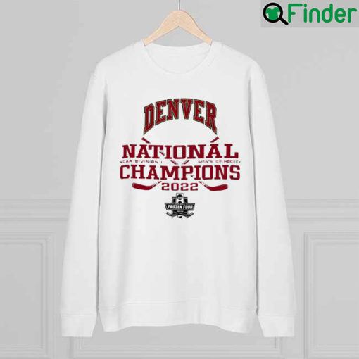 Denver Pioneers Champion 2022 NCAA Mens Ice Hockey National Champions Locker Room Unisex Sweatshirt