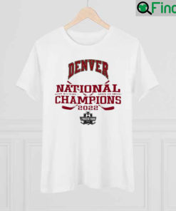 Denver Pioneers Champion 2022 NCAA Mens Ice Hockey National Champions Locker Room Unisex T Shirt