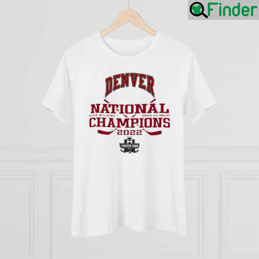 Denver Pioneers Champion 2022 NCAA Mens Ice Hockey National Champions Locker Room Unisex T Shirt