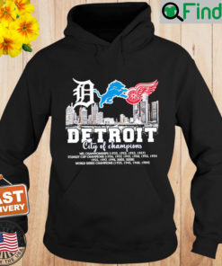 Detroit City Of Champions Hoodie 1