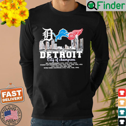 Detroit City Of Champions Sweatshirt 1