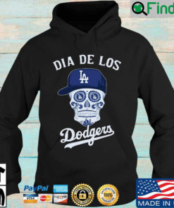 Dia De Los Angeles Dodgers Sugar Skull Hoodie