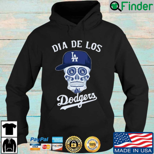 Dia De Los Angeles Dodgers Sugar Skull Hoodie