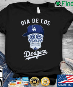 Dia De Los Angeles Dodgers Sugar Skull t shirt