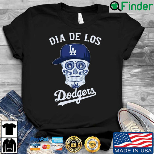 Dia De Los Angeles Dodgers Sugar Skull t shirt