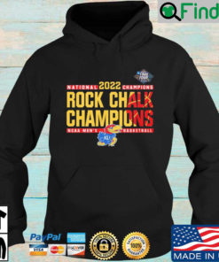 Final Four 2022 National Champions Rock Chalk Champions NCAA Mens Basketball Hoodie