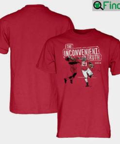 Frank Gore The Inconvenient Truth signature NFLPA T Shirt