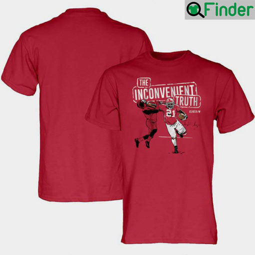 Frank Gore The Inconvenient Truth signature NFLPA T Shirt