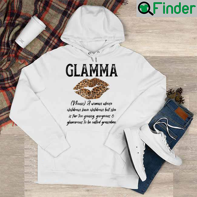 Glamma Leopard Lips Kiss Glam Ma Description Mothers Day Hoodie Glamma Leopard Lips Kiss Glam Ma Description Mothers Day Hoodie
