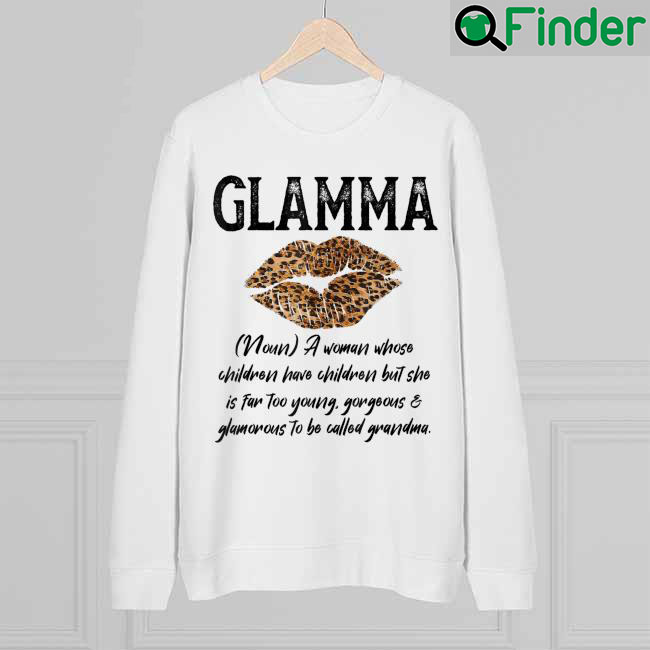 Glamma Leopard Lips Kiss Glam Ma Description Mothers Day Sweatshirt Glamma Leopard Lips Kiss Glam Ma Description Mothers Day Sweatshirt