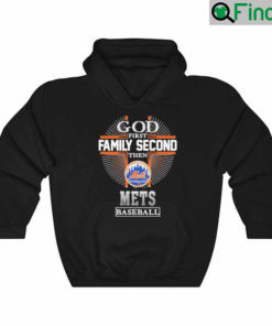 God First Family Second Then Mets Basketball Cross 2022 Hoodie