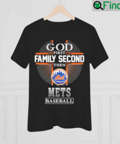 God First Family Second Then Mets Basketball Cross 2022 Shirt