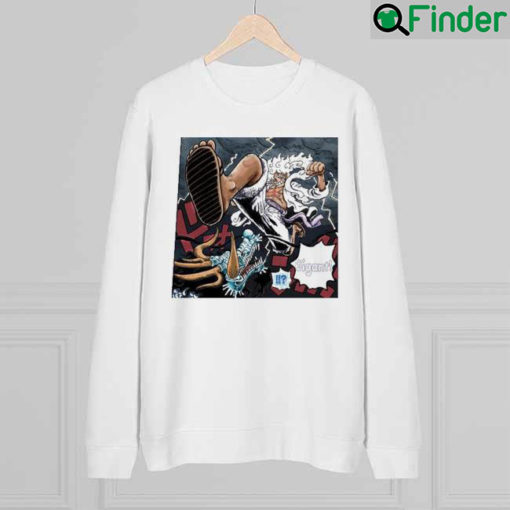 Graphic Kaido Vs Luffy Nika Art Sweatshirt