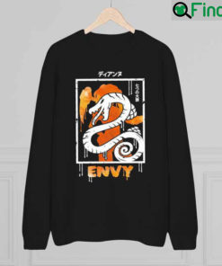 Graphic Sin Of Envy Serpent Design Sweatshirt