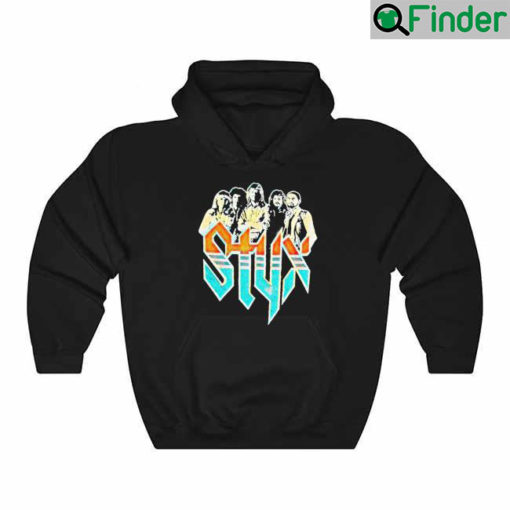 Graphic The Styx Band Retro Art Hoodie