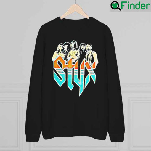 Graphic The Styx Band Retro Art Sweatshirt