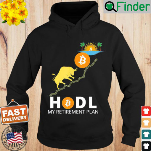 HODL BITCOIN MY RETIREMENT PLAN BITCOIN MILLIONAIRE Hoodie