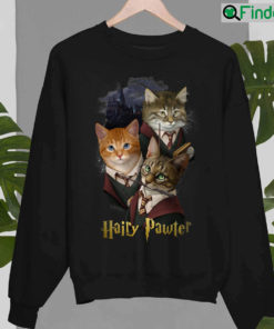 Hairy Pawter Parody Cats Harry Potter Sweatshirt