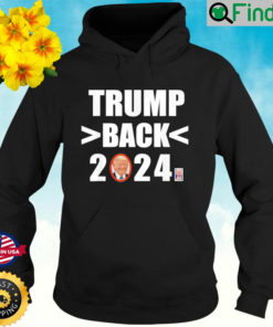 Happy Trump Back 2024 Lets Go Brandon Poopy Pants Biden Hoodie