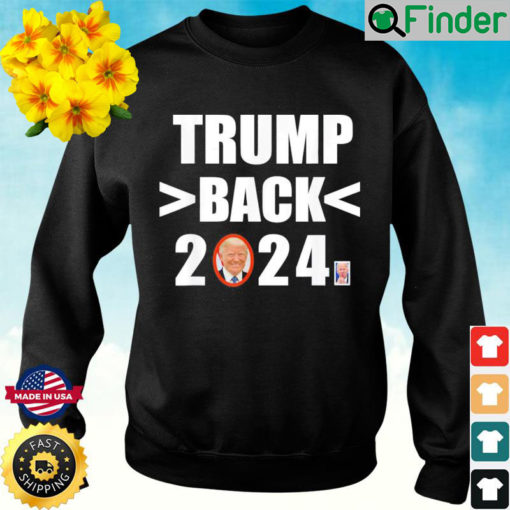 Happy Trump Back 2024 Lets Go Brandon Poopy Pants Biden Sweatshirt