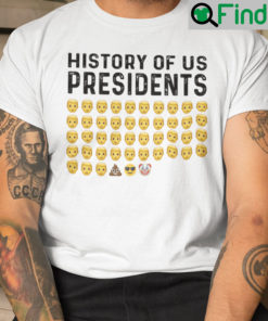 History Of US Presidents Shirt Pro Trump Joe Biden Clown Emoji