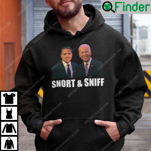 Hunter Biden And Biden Snort And Sniff Hoodie