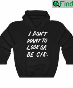 I Dont Want To Look Or Be Cis Hoodie