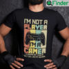 Im Not Player Im Gamer T Shirt Players Get Chicks I Get Bullied At School Sonic The Hedgehog For Men Women