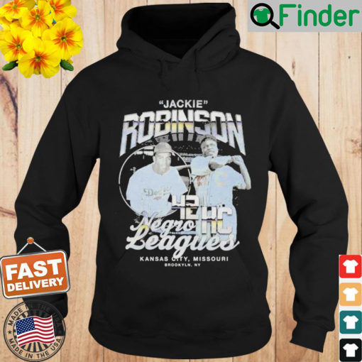 Jackie Robinson 42 Negro HC Leagues Kansas City Missouri Vintage Hoodie