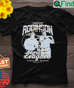 Jackie Robinson 42 Negro HC Leagues Kansas City Missouri Vintage T Shirt