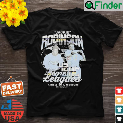 Jackie Robinson 42 Negro HC Leagues Kansas City Missouri Vintage T Shirt